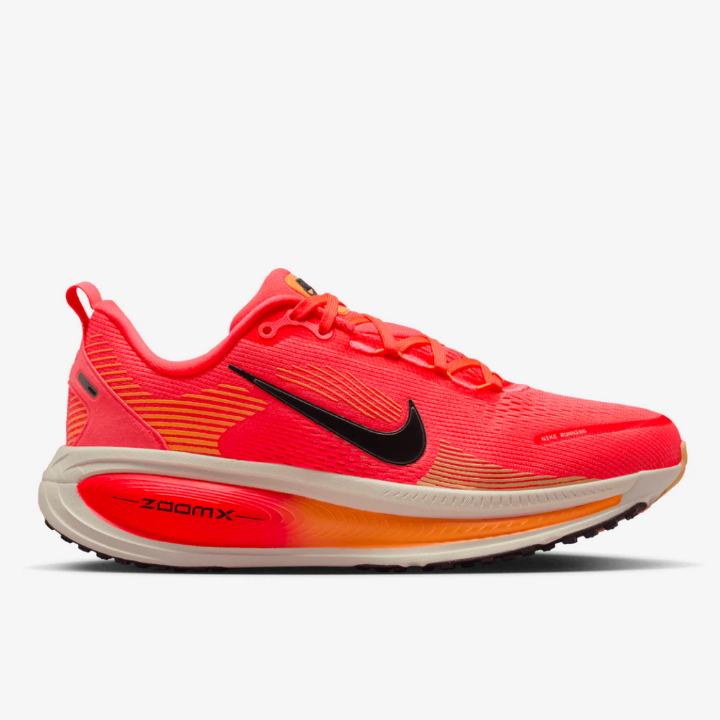 Nike Black Running Shoe with White Swoosh and Red-Orange-Yellow Gradient Midsole Nike Performance VOMERO PLUS - Road running shoes - black  main image 2