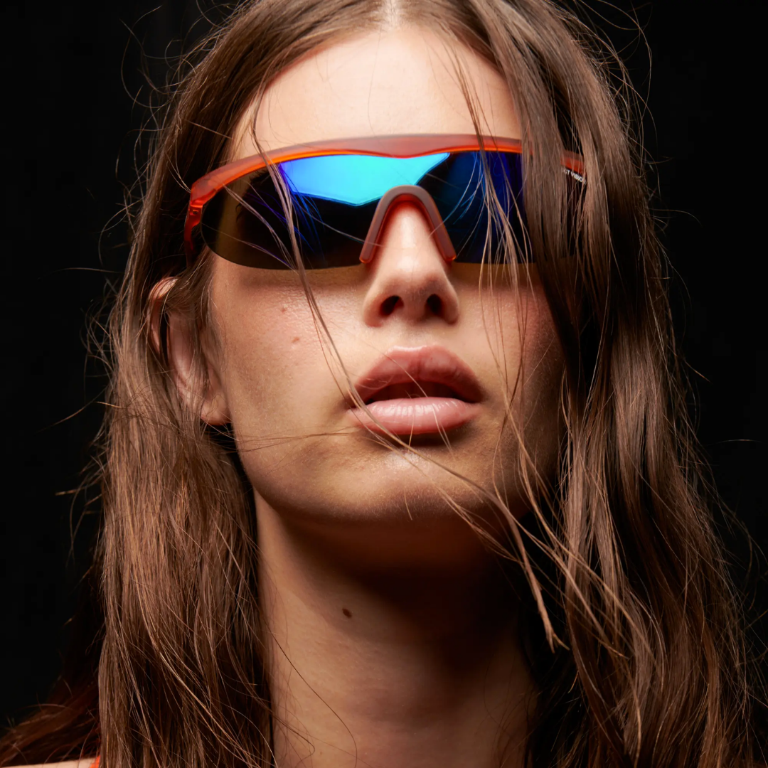 DISTRICT VISION KOHARU サングラス District Vision Koharu Eclipse Orange Sunglasses (All Gender