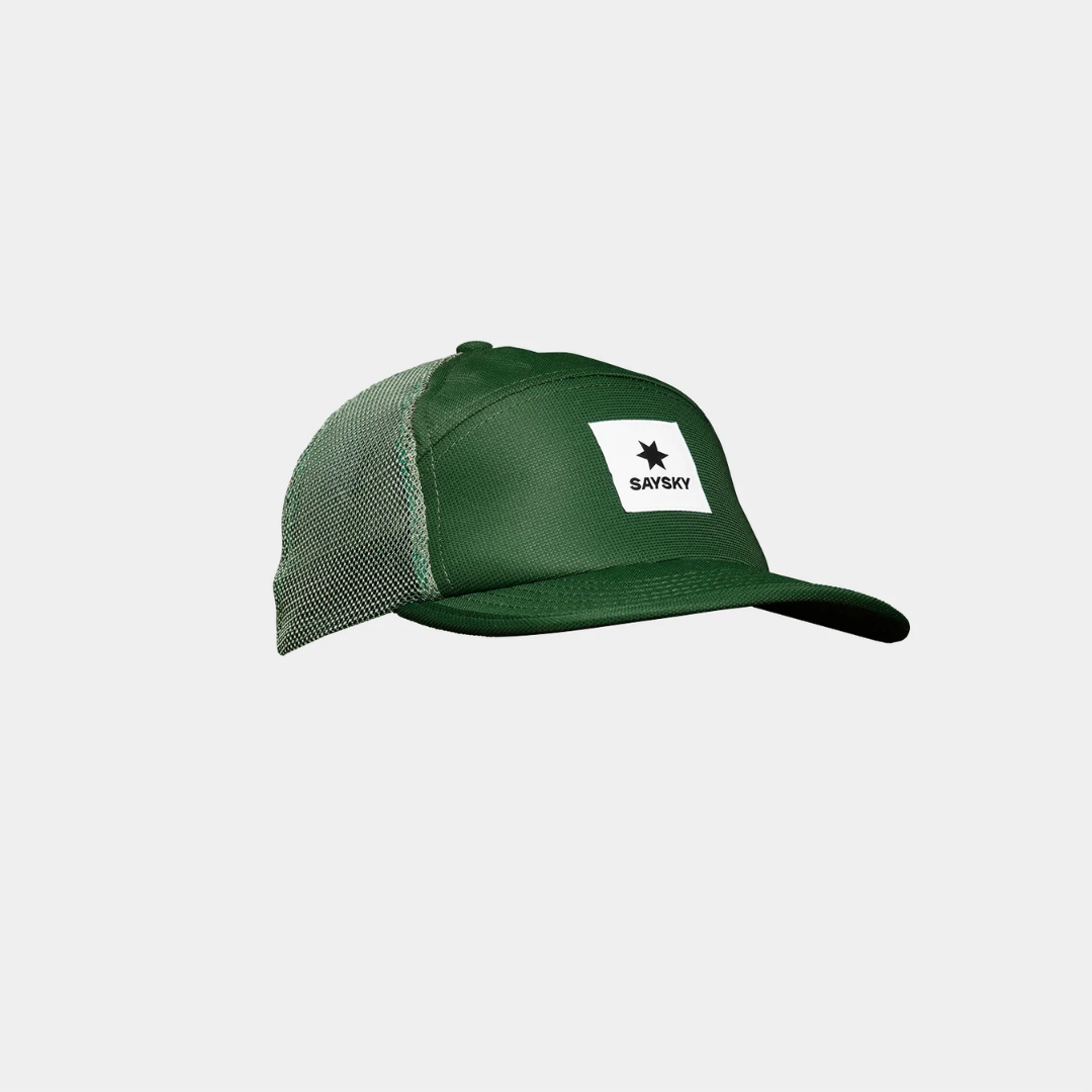 SAYSKY Hybrid Trucker Running Hat SET - Modern Cooling Fitted Running Trucker Hat | Feathers – Wicked Trail main image 4
